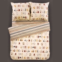 Комплект постельного белья "People" (2-х спальный КПБ, бязь, наволочки 50х70) артикул 6362a.