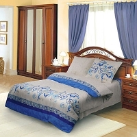 Постельное белье "Витаж" (2-х спальный КПБ, хлопок, наволочки 70х70) артикул 6366a.