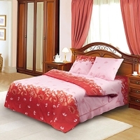 Постельное белье "Бархатные розы" (2-х спальный КПБ, бязь, наволочки 50х70), рисунок 3370/1 артикул 6386a.