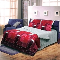 Постельное белье "Лабиринт-2" (1,5 спальный КПБ, бязь, наволочки 50х70) артикул 6415a.