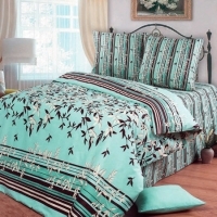 Постельное белье "Азур" (1,5 спальный КПБ, soft cotton, наволочки 70х70) артикул 6419a.