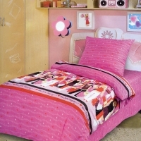 Постельное белье "Нью-Йорк" (1,5 спальный КПБ, бязь, наволочка 70х70) артикул 6455a.