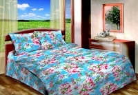 Постельное белье "Яблонька" (1,5 спальный КПБ, бязь, наволочки 70х70) артикул 6467a.