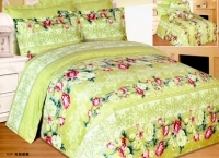 Постельное белье "Элегия" (1,5 спальный люкс КПБ, сатин, наволочки 70х70) артикул 6479a.